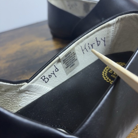 L.B. Evans Duke Opera‎ Shoes Mens 10.5M Black Leather Slippers Loafers Comfort main image 9